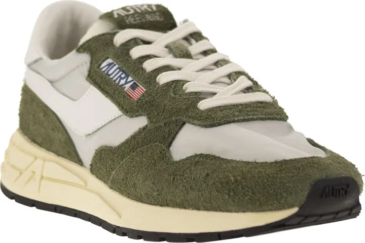 Reelwind - Suede And Technical Textile Trainer - Image 2