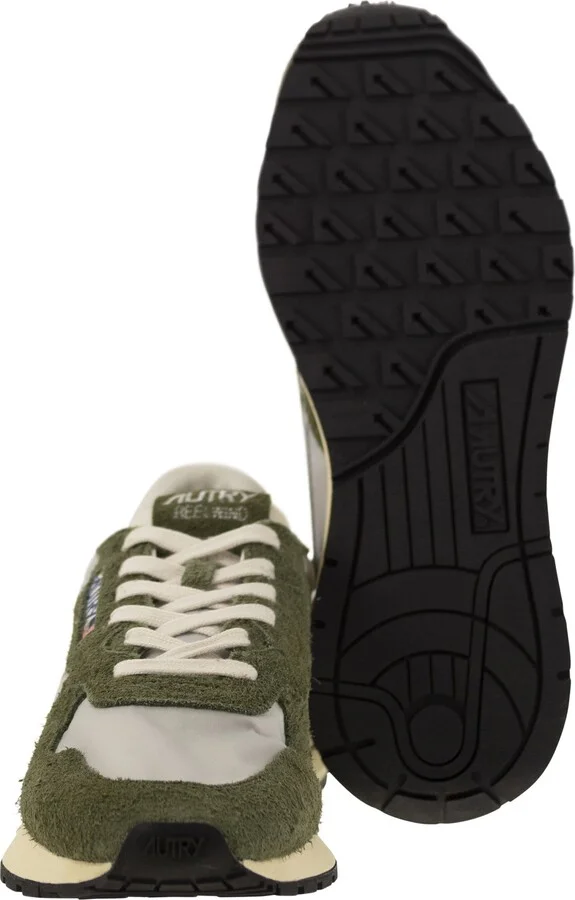 Reelwind - Suede And Technical Textile Trainer - Image 5