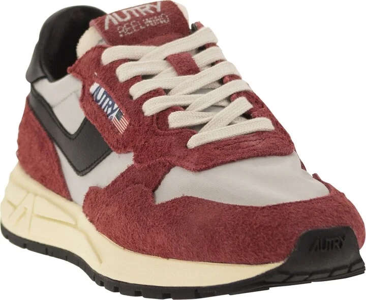 Reelwind - Suede And Technical Textile Trainer - Image 2