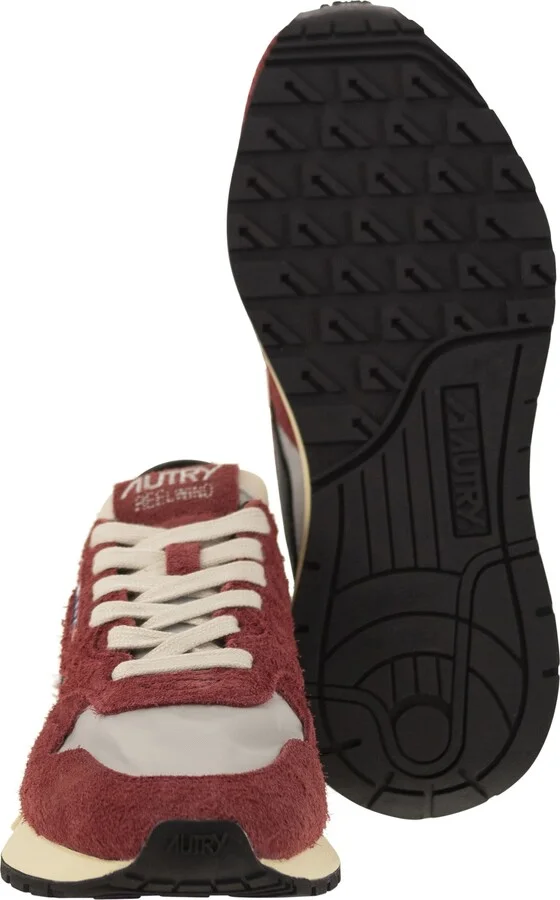 Reelwind - Suede And Technical Textile Trainer - Image 5