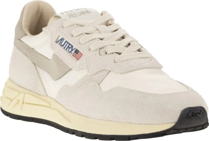 Reelwind - Suede And Technical Textile Trainer - Image 2
