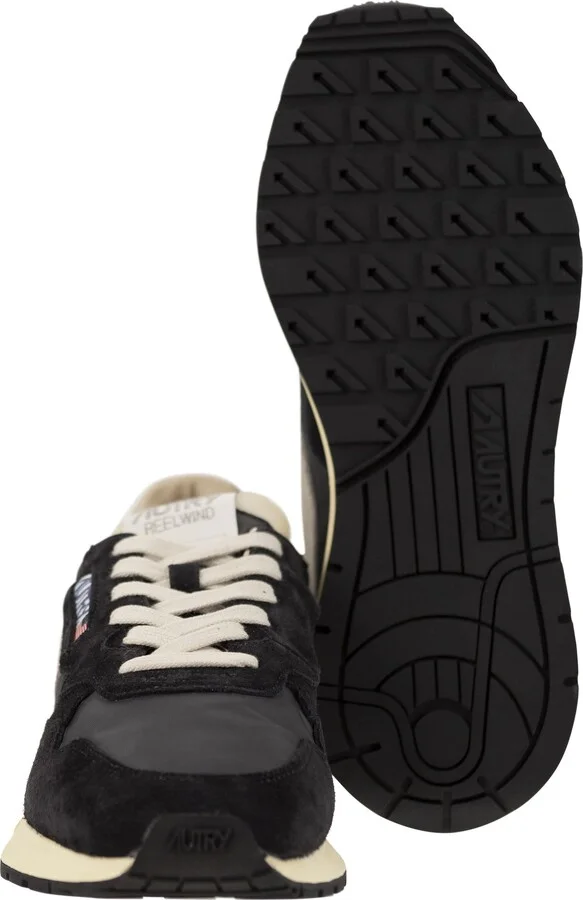 Reelwind - Suede And Technical Textile Trainer - Image 5