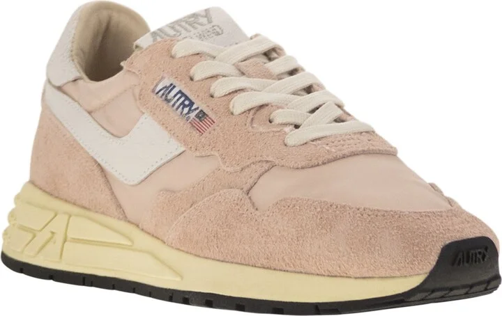 Reelwind - Suede And Technical Textile Trainer - Image 2