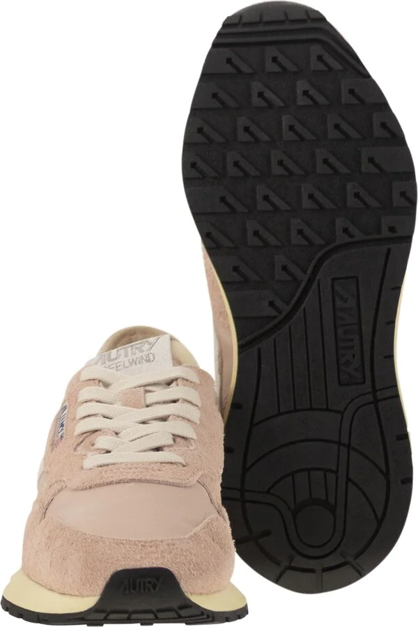 Reelwind - Suede And Technical Textile Trainer - Image 5