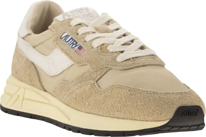 Reelwind - Suede And Technical Textile Trainer - Image 2