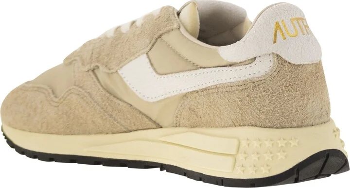 Reelwind - Suede And Technical Textile Trainer - Image 3