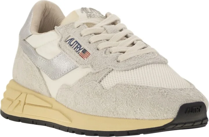 Reelwind - Suede And Technical Textile Trainer - Image 2