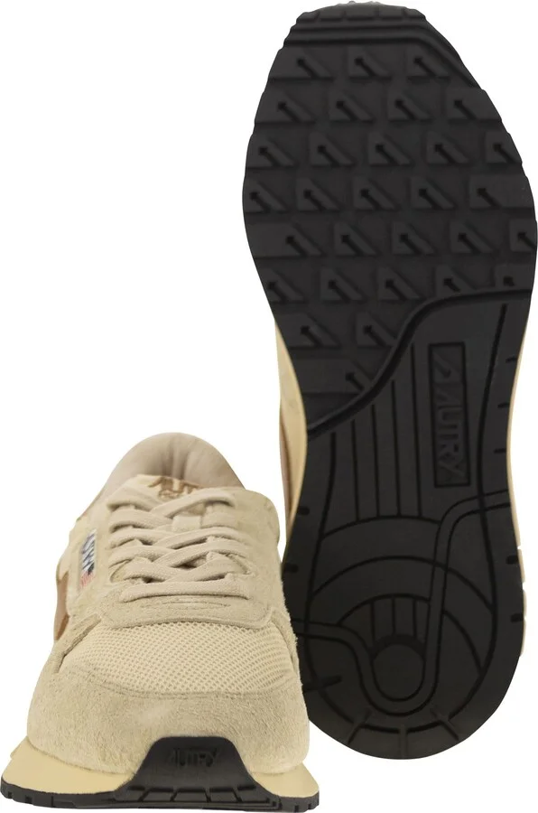 Reelwind - Suede And Technical Textile Trainer - Image 5