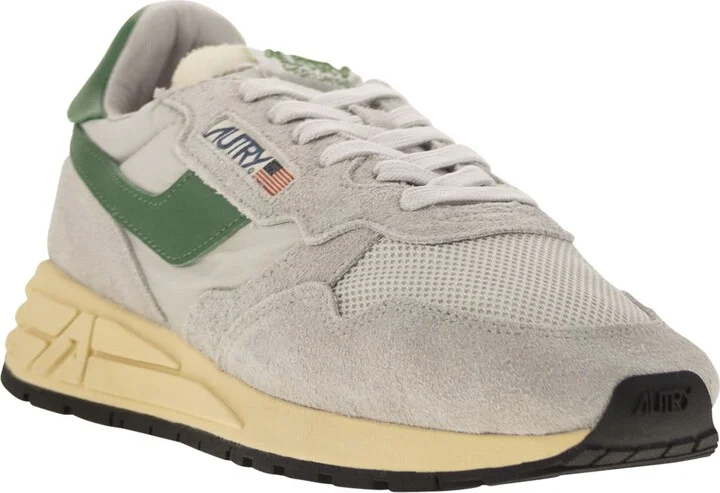 Reelwind - Suede And Technical Textile Trainer - Image 2