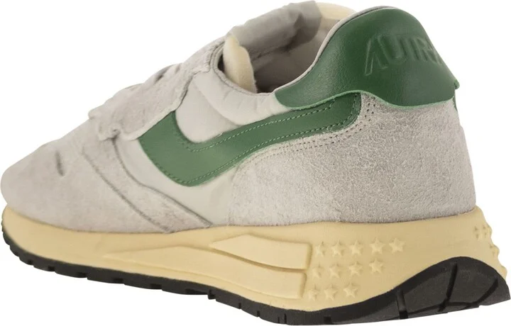 Reelwind - Suede And Technical Textile Trainer - Image 3
