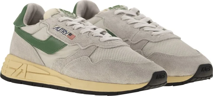 Reelwind - Suede And Technical Textile Trainer - Image 4