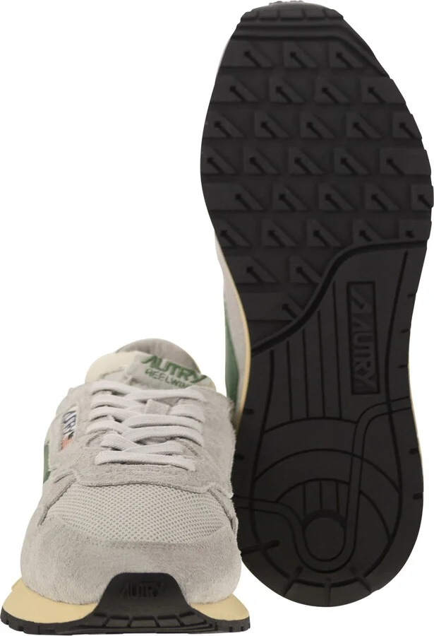Reelwind - Suede And Technical Textile Trainer - Image 5