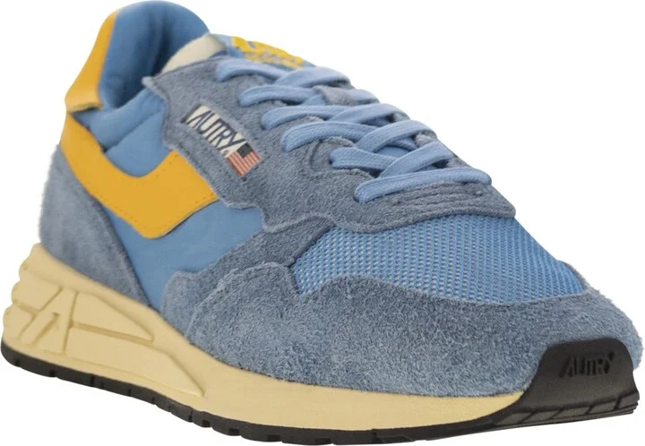 Reelwind - Suede And Technical Textile Trainer - Image 2