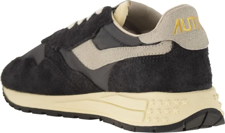 Reelwind - Suede And Technical Textile Trainer - Image 3
