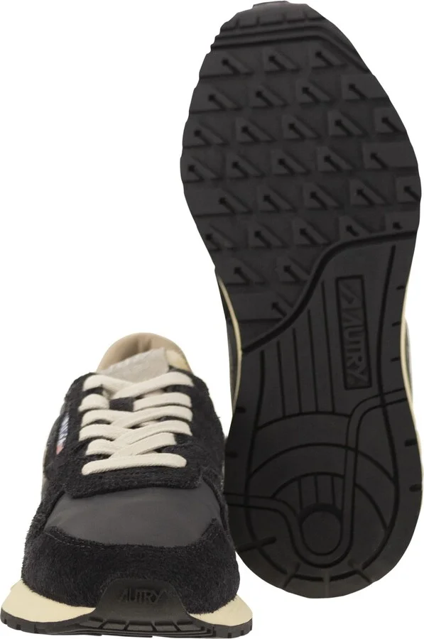 Reelwind - Suede And Technical Textile Trainer - Image 5