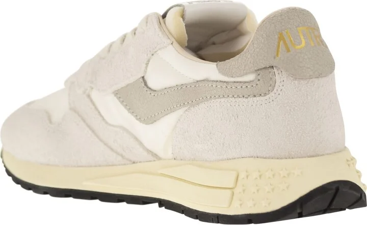 Reelwind - Suede And Technical Textile Trainer - Image 3