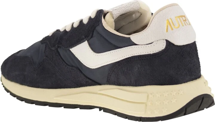 Reelwind - Suede And Technical Textile Trainer - Image 3