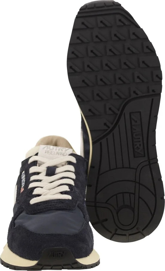 Reelwind - Suede And Technical Textile Trainer - Image 5