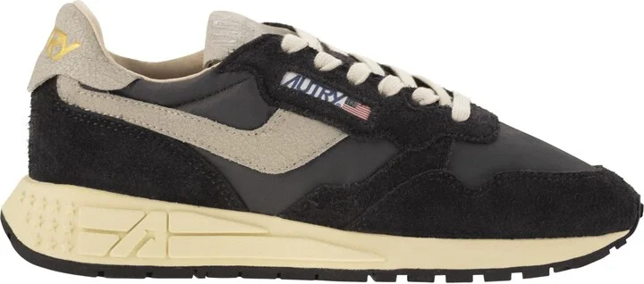 Reelwind - Suede And Technical Textile Trainer