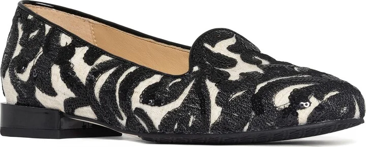 Reena Sequin Embellished Loafer Flat