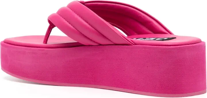 Reese platform leather flip-flops - Image 3