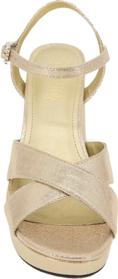 Reeva Metallic Platform Sandal - Image 3