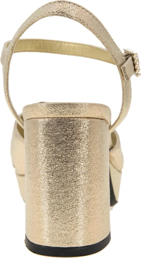 Reeva Metallic Platform Sandal - Image 4