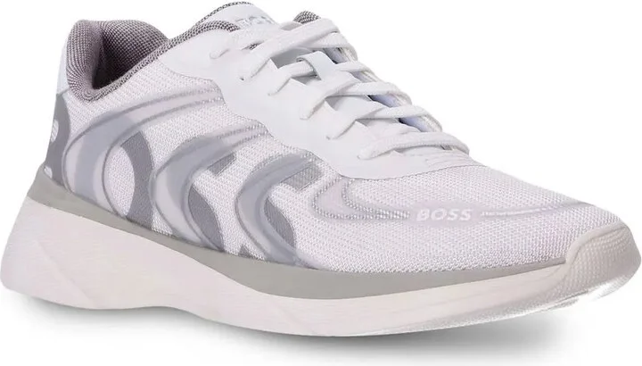 Reflective-Detail Mesh Low-Top Sneakers - Image 2