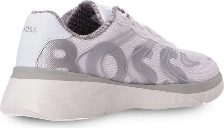 Reflective-Detail Mesh Low-Top Sneakers - Image 3