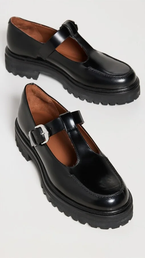 Reformation Abalonia Chunky Mary Jane Loafers - Image 2