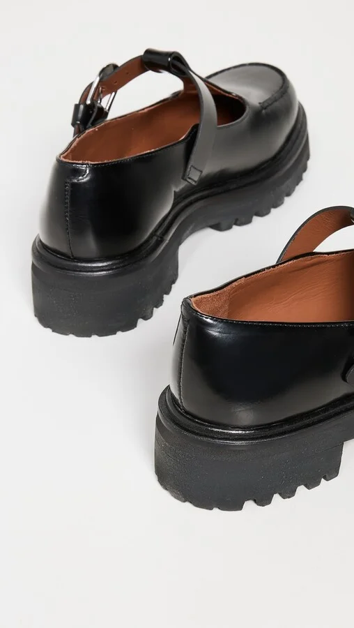 Reformation Abalonia Chunky Mary Jane Loafers - Image 4