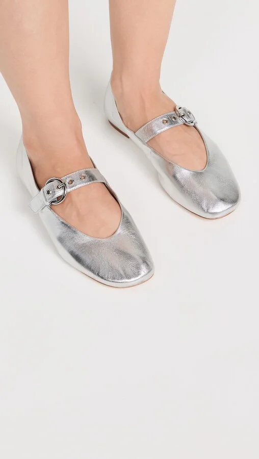 Reformation Bethany Ballet Flats - Image 4