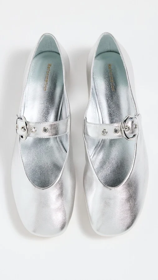 Reformation Bethany Ballet Flats - Image 5