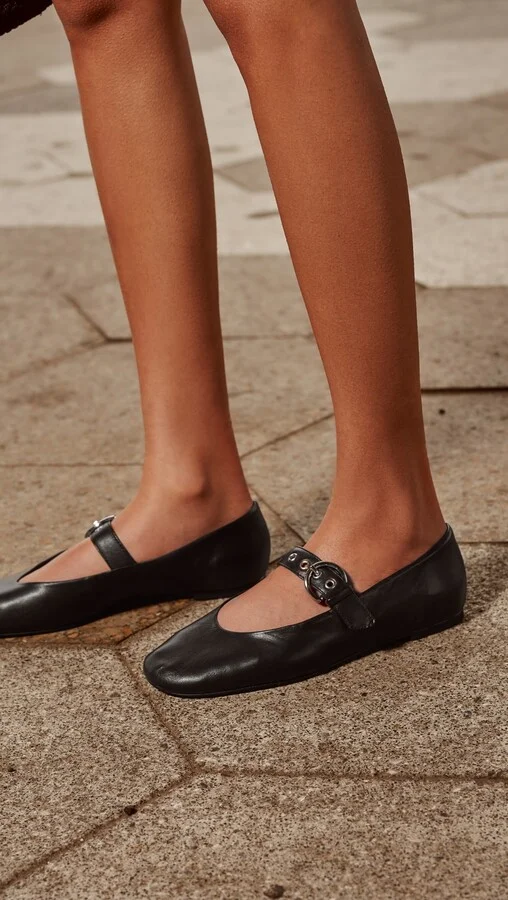 Reformation Bethany Ballet Flats - Image 5