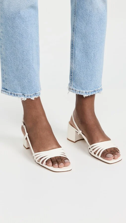 Reformation Elenora Sling Back Block Sandal - Image 5