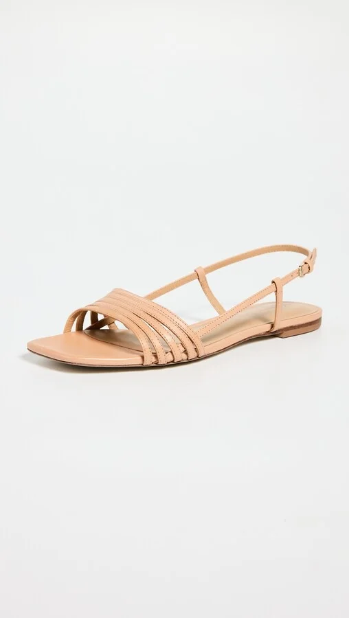 Reformation Millie Lattice Flat Sandals - Image 4