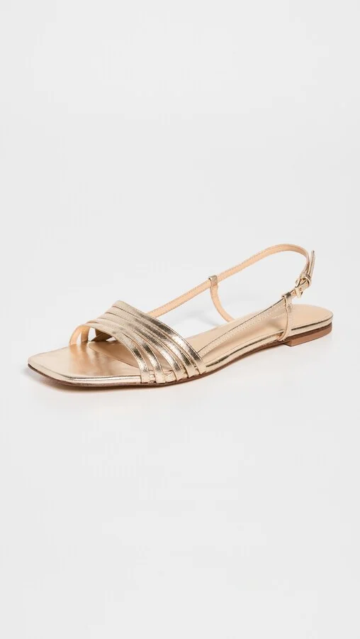 Reformation Millie Lattice Flat Sandals - Image 2