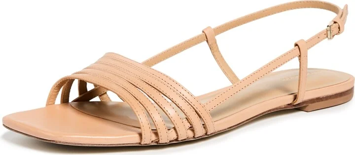 Reformation Millie Lattice Flat Sandals