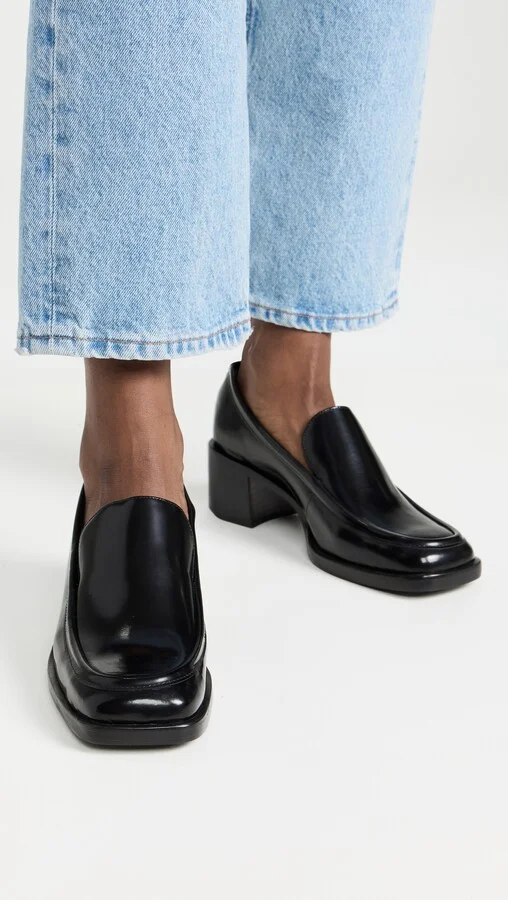 Reformation Noah Heeled Loafers - Image 3