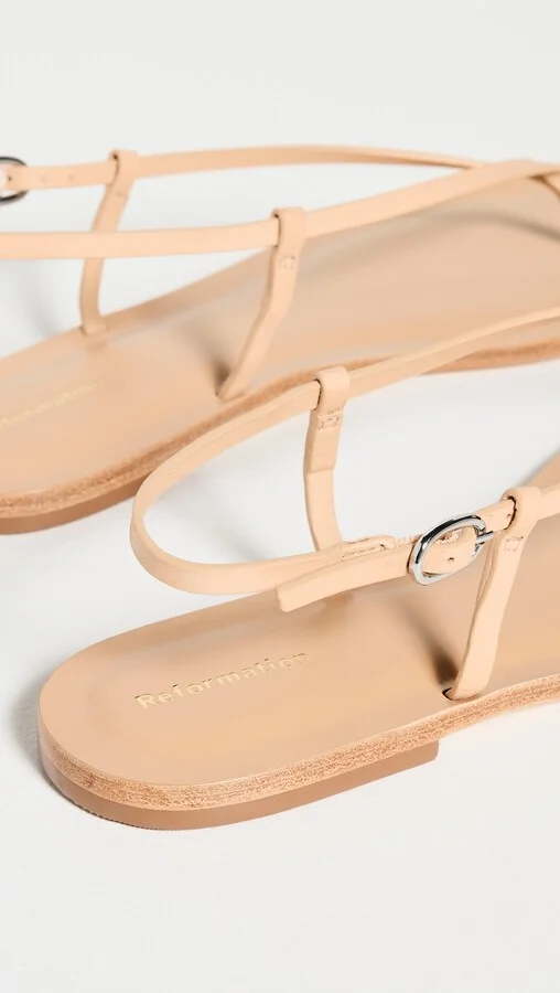 Reformation Vincenza Flat Sandals - Image 2