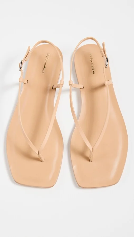 Reformation Vincenza Flat Sandals - Image 4