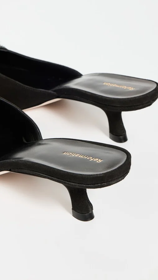 Reformation Wilda Kitten Mules - Image 3