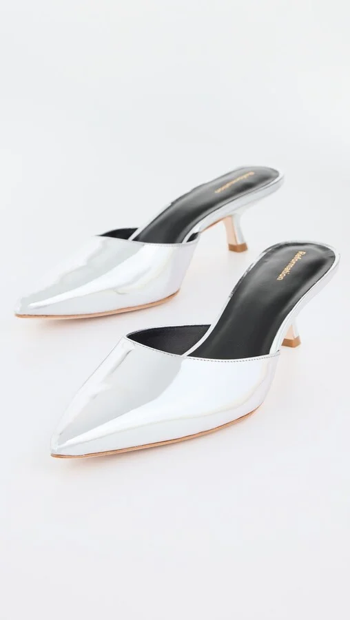 Reformation Wilda Kitten Mules - Image 3