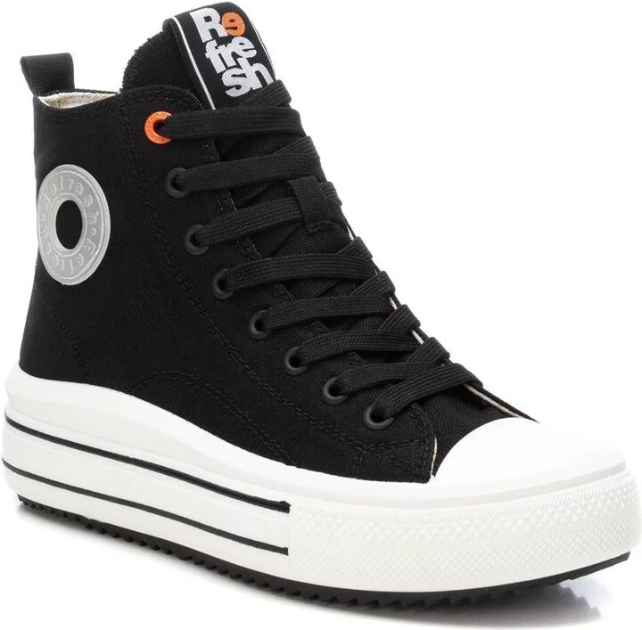 Refresh Collection Women's Casual Canvas High Top Sneakers By Xti - Image 10