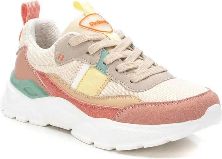 Refresh Collection Women's Casual Sneakers By Xti - Beige/ multicolor - Image 2