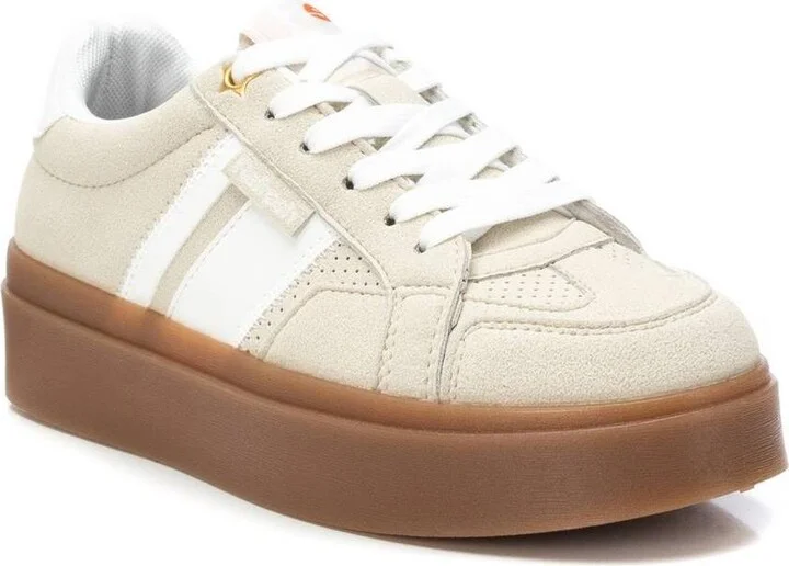 Refresh Collection Women's Casual Suede Sneakers By Xti - Aqua/olive - Image 5