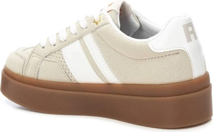Refresh Collection Women's Casual Suede Sneakers By Xti - Aqua/olive - Image 7
