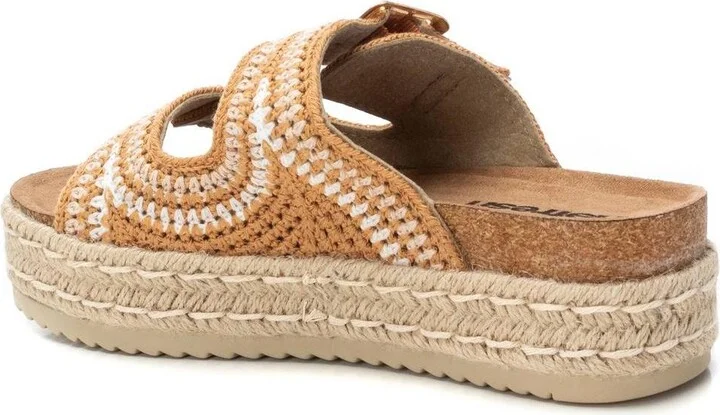 Refresh Women's Cork Footbed Crochet Sandals By Xti - Image 2