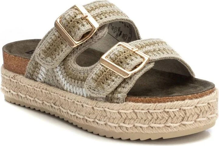 Refresh Women's Cork Footbed Crochet Sandals By Xti - Image 4