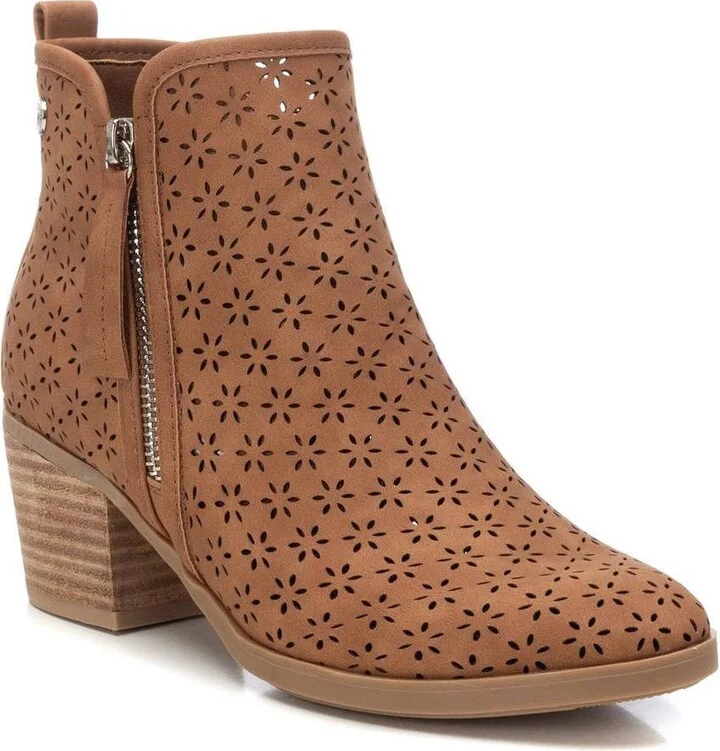 Refresh Women's Fashion Booties with Side Zipper by Xti - Image 2